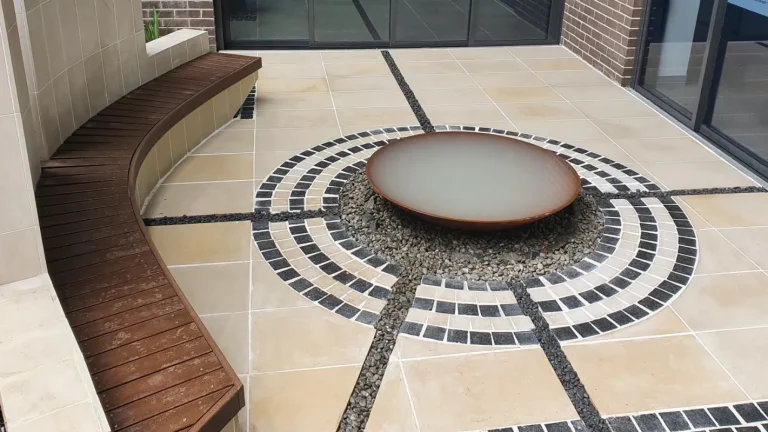 Creative backyard paving design katoomba