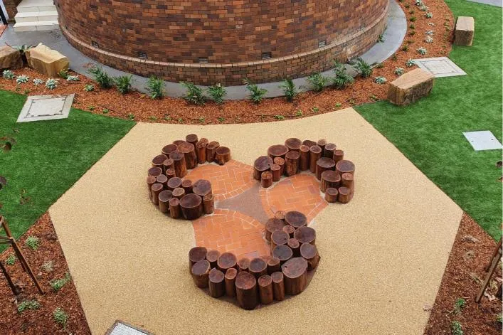 Timber play equipment for schools blue mountains