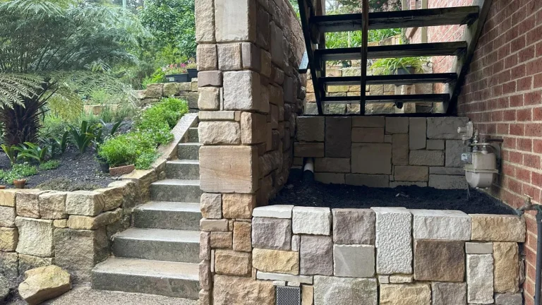 Ironstone Wall Construction Glenbrook