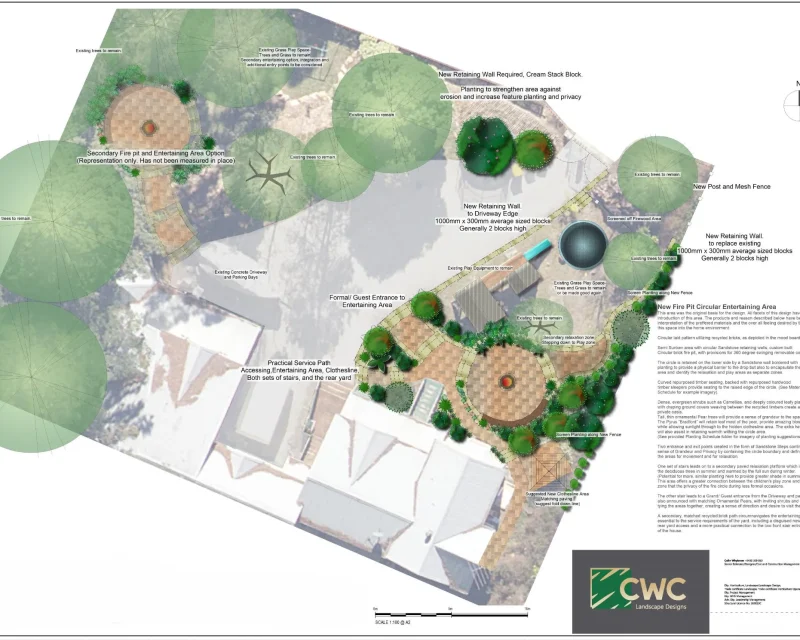 24 Bonnie View Ave Landscape Concept Plan