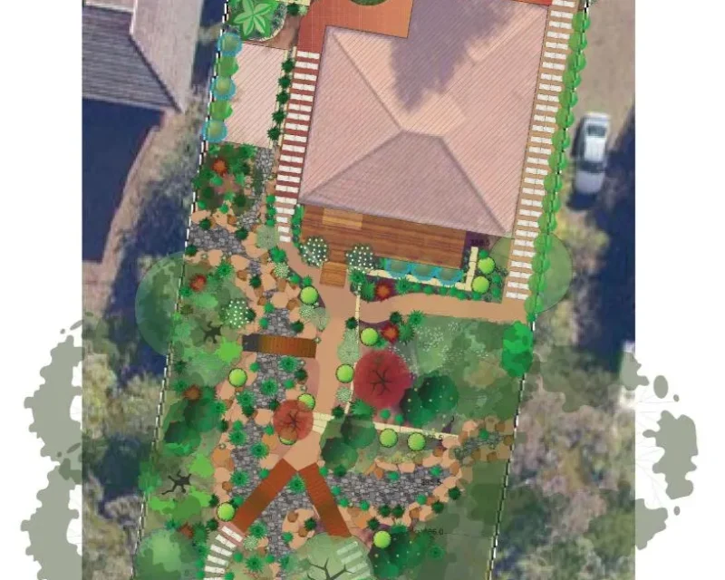 28 Pitt St Springwood plan Landscape Concept