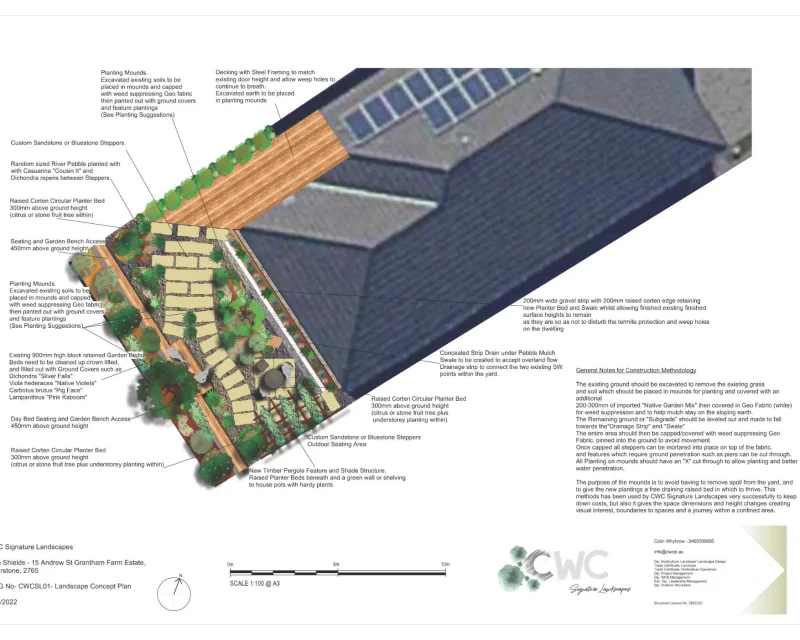 Landscape Design 15 Andrew St Riverstone