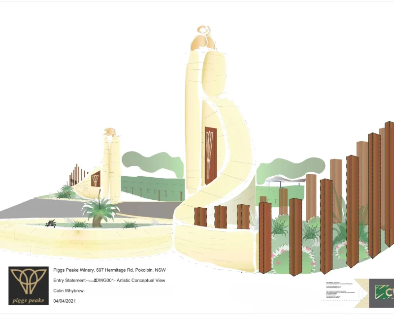Piggs Peake Winery-Entry Statement-Artistic Concept View